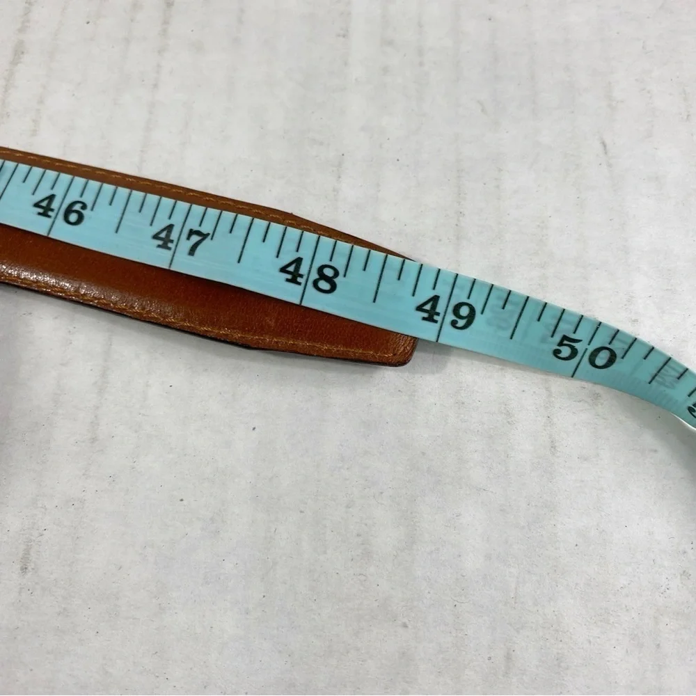 Reversible Genuine Leather Belt Dark Brown 40